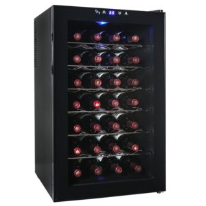 akdy_28_bottle_single_zone_wine_cooler_door_shut