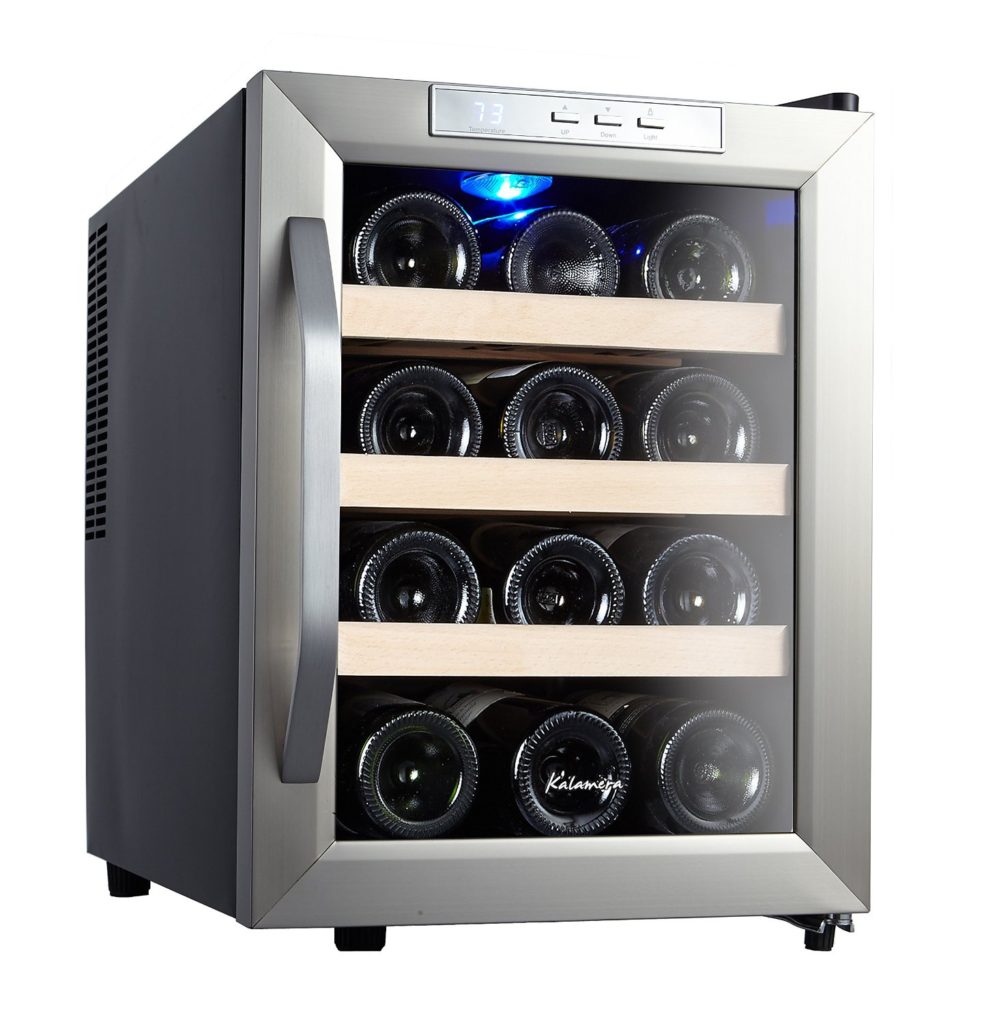 kalamera_12_bottle_counter_top_stainless_steel_wine_cooler_refrigerator