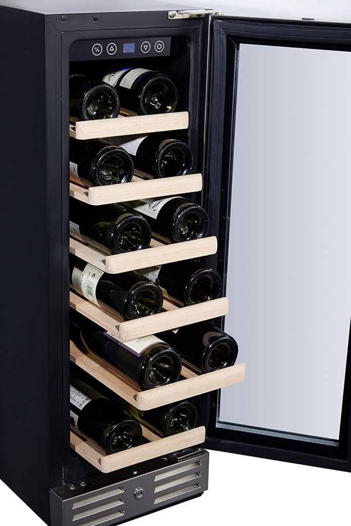 kalamera-12-inch-wine-refrigerator-18-bottle-built-in-freestanding_open_door