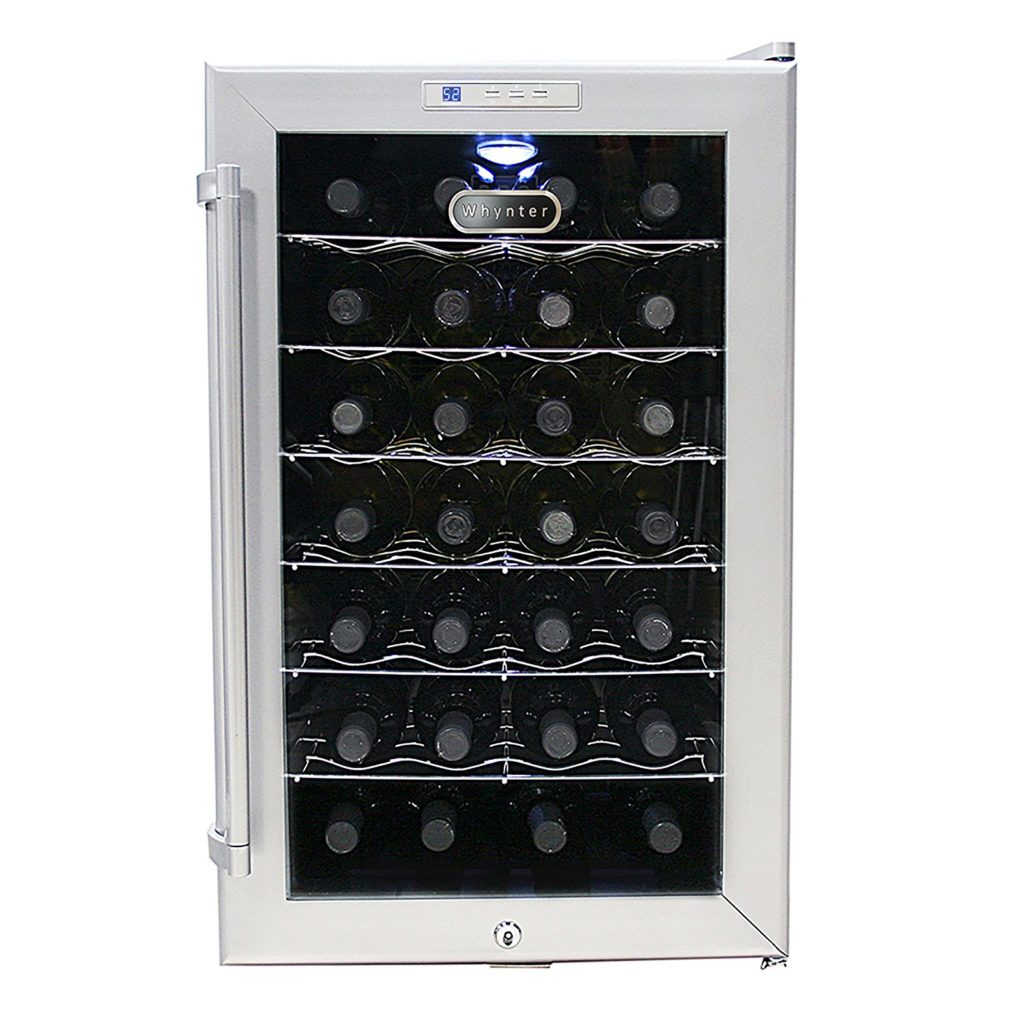 Whynter WC28S SNO 28 Bottle Wine Cooler